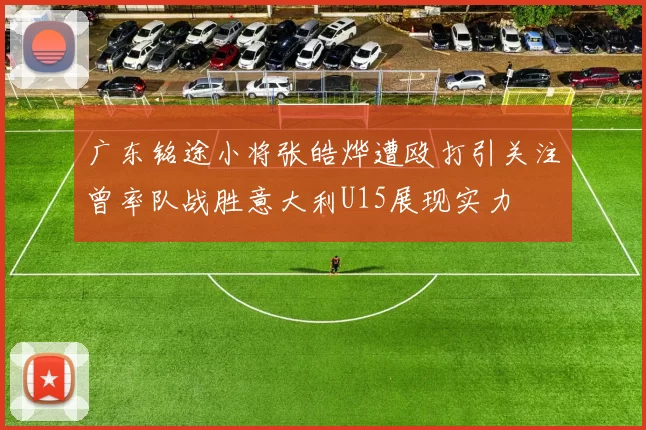 广东铭途小将张皓烨遭殴打引关注曾率队战胜意大利U15展现实力